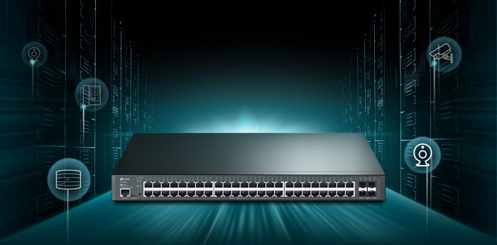 Комутатор TP-LINK SG3452XP 48xGE (48xPoE), 4xSFP+, 500Вт, Керований L2