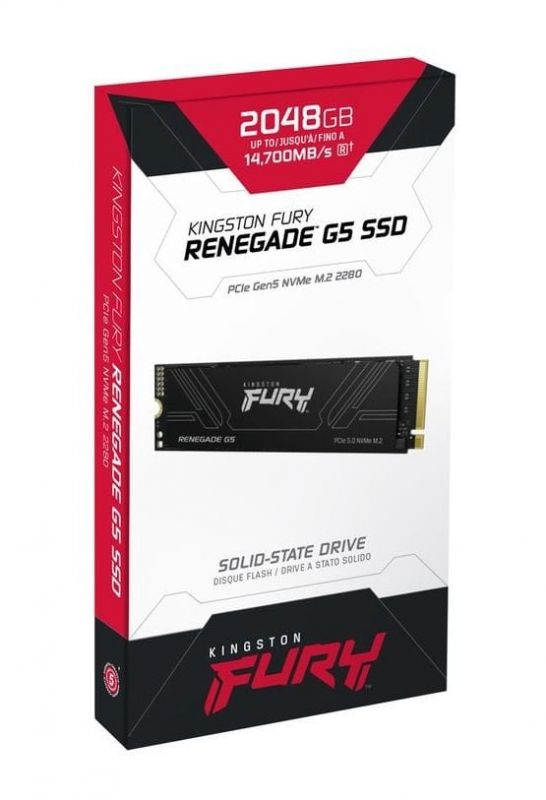 Накопичувач SSD Kingston M.2 2TB PCIe 5.0 FURY Renegade