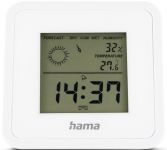 Термогігрометр Hama внутр. вимірювання, CR2032, темп-ра, вологість, білий