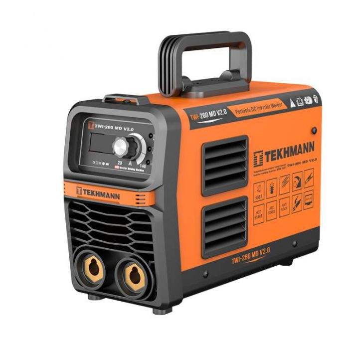 Зварювальний апарат інверторний Tekhmann TWI-260 MD v2.0 140А 5.8кВа 170-270В 4кг