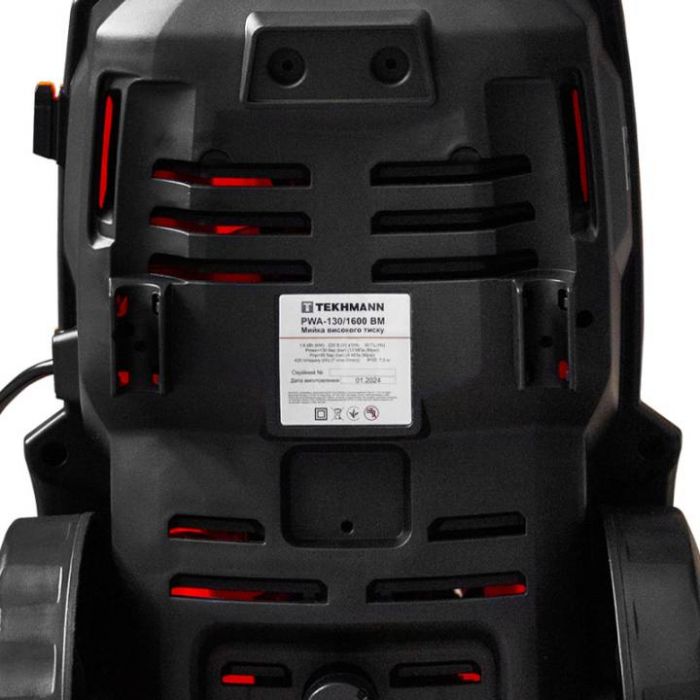 Мінімийка високого тиску Tekhmann PWA-130/1600 BM 1600Вт 130бар 420л/год шланг 5м 7кг