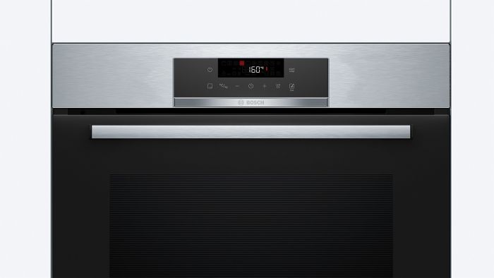 Духова шафа Bosch електрична, 71л, A+, дисплей, конвекція, піроліз, телескопічні направляючі, нержавійка