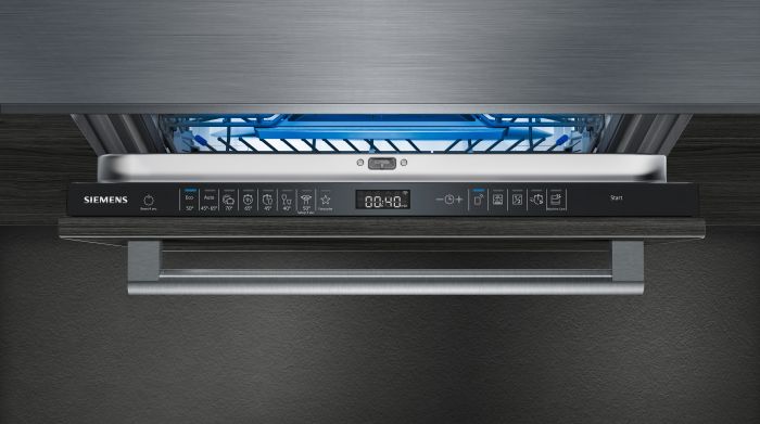 Посудомийна машина Siemens вбудована, 14компл., A+++, 60см, дисплей, 3й кошик, Zeolith, білий