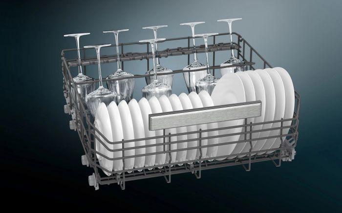 Посудомийна машина Siemens вбудована, 14компл., A+++, 60см, дисплей, 3й кошик, Zeolith, білий