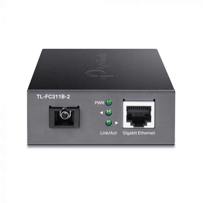 Медіаконвертер TP-LINK FC311B-2 1xGE, 1x1000BASE-LX, SM, WDM, 2km, SC