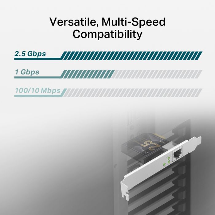 Мережева карта TP-LINK TX201 1x2.5GE, PCI Express x1