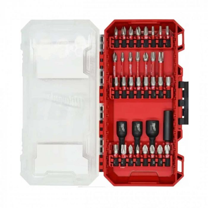 Біти Milwaukee Shockwave, набір 35шт, кейс