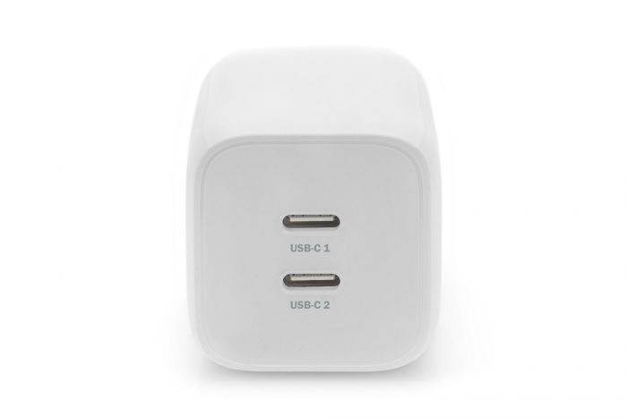 Зарядний пристрій DIGITUS 2хUSB-C, 65W, GaN