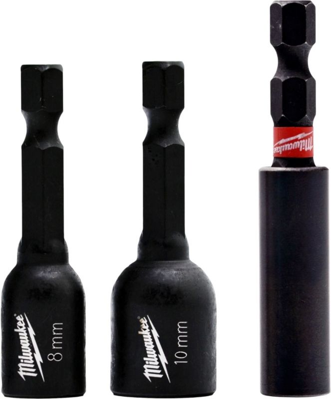 Біти Milwaukee Shockwave, сталь, кейс, набір 75шт