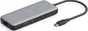 Док-станція DIGITUS USB-C > HDMI/2xUSB-A/USB-C/SD/MicroSD/RJ54