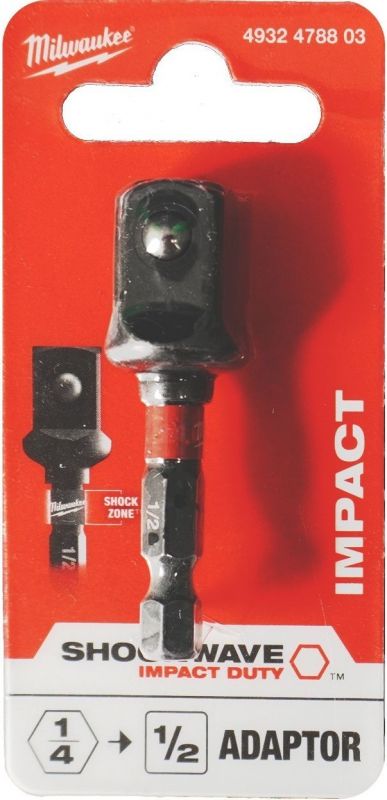 Перехідник Milwaukee ShW , з 1/4' Hex на 1/2', для торцевих головок