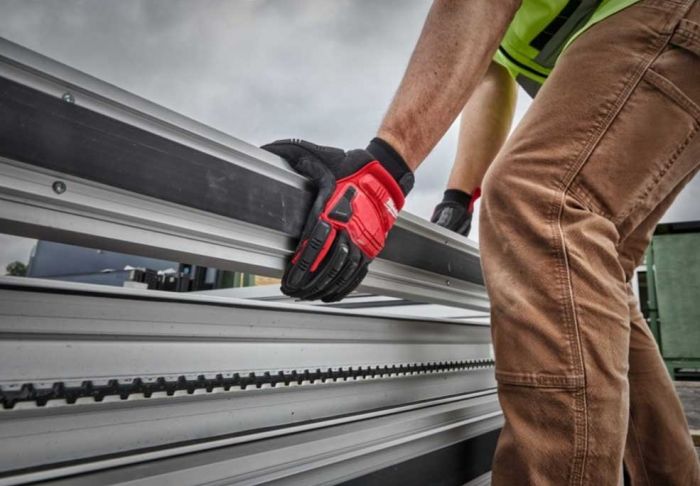 Рукавички робочі Milwaukee Impact Demolition, поліестер/спандекс/нітрил, р.9/XL, чорні