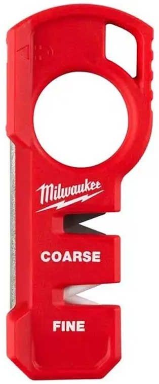 Точилка для ножів і ножиць Milwaukee, 54х195х38мм, 2 етапи заточування, ABS-пластик