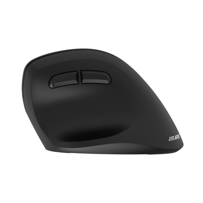 Миша 2E MF325 Silent, WL/BT, вертикальна, чорний