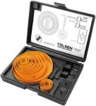 Коронки по дереву Tolsen, набір 16 шт, 25мм, 19-127мм