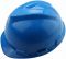 Каска захисна Tolsen, пластик поліпропілен РР, пряжка для регулювання, навушники, синій