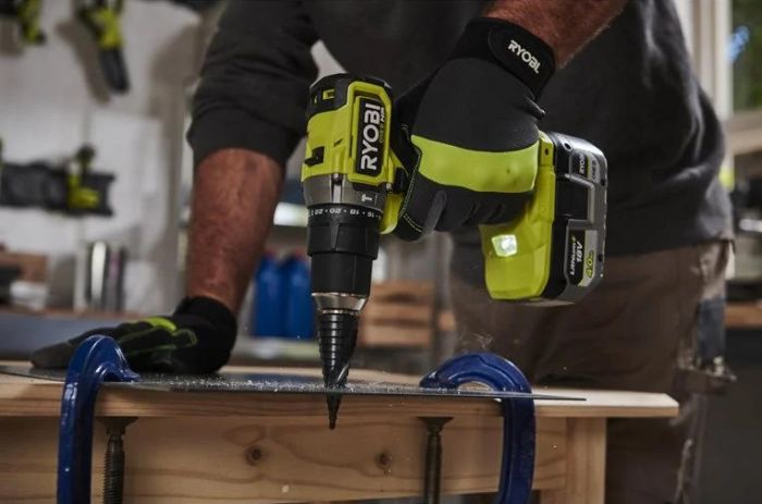 Шурупокрут-дриль акумуляторний Ryobi ONE+ HP RPD18C1-1C20G 18В 1х2А·год ЗП 60Нм 450·1700об/хв 0.95кг сумка Шурупокрут-дриль акумуляторний Ryobi ONE+ HP RPD18C1-1C20G 18В 1х2А·год ЗП 60Нм 450·1700об/хв 0.95кг сумка