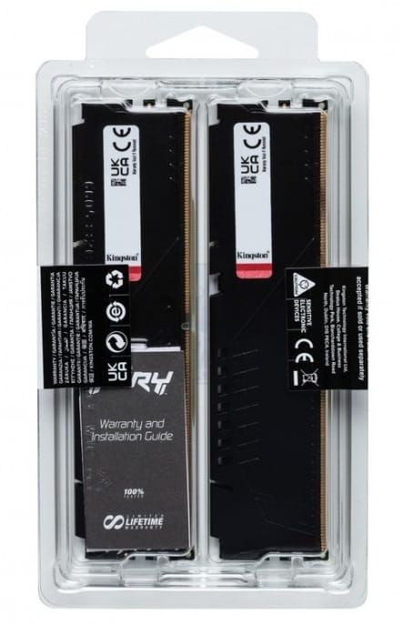 Пам'ять ПК Kingston DDR5 16GB KIT (8GBx2) 5600 FURY Beast Black EXPO