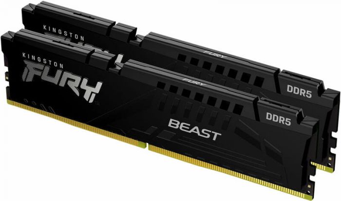 Пам'ять ПК Kingston DDR5 16GB KIT (8GBx2) 5600 FURY Beast Black EXPO