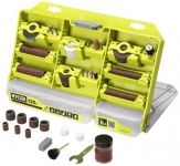 Комплект приладдя Ryobi RAR800K-120 1/8" для міні дриля гравера реноватора 120шт кейс