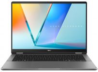 Ноутбук ASUS Vivobook Flip 14 TP3407SA-QL011W 14" WUXGA OLED, Intel Ultra 5 226V, 16GB, F512GB, UMA, Win11, Сірий