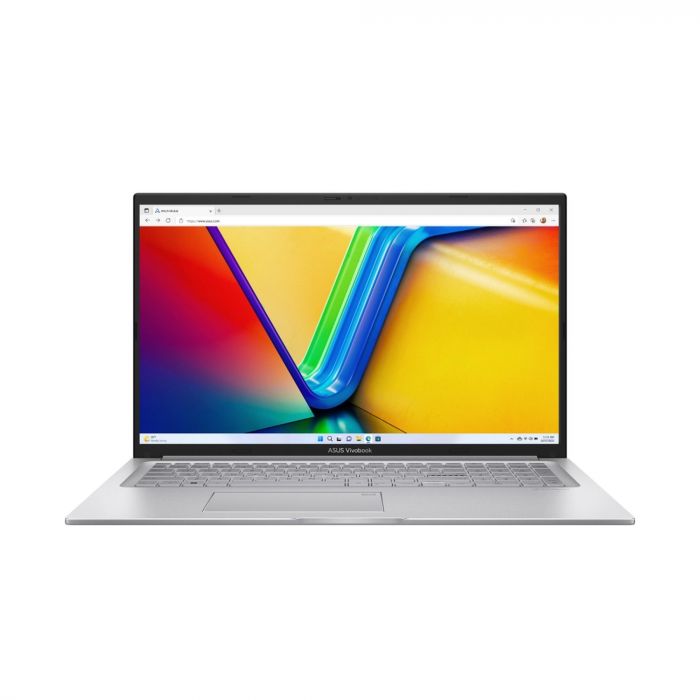 Ноутбук ASUS Vivobook 17 X1704VA-AU210 17.3" FHD IPS, Intel i3-1315U, 8GB, F512GB, UMA, NoOS, Сріблястий