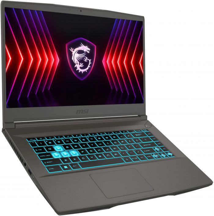 Ноутбук MSI Thin B12UCX 15.6 FHD, Intel i5-12450H, 16GB, F1512GB, NVD2050-4, DOS, чорний