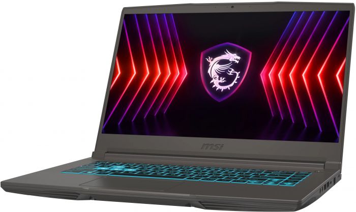 Ноутбук MSI Thin B12UC 15.6 FHD, Intel i5-12450H, 16GB, F1TB, NVD3050-6, DOS, чорний