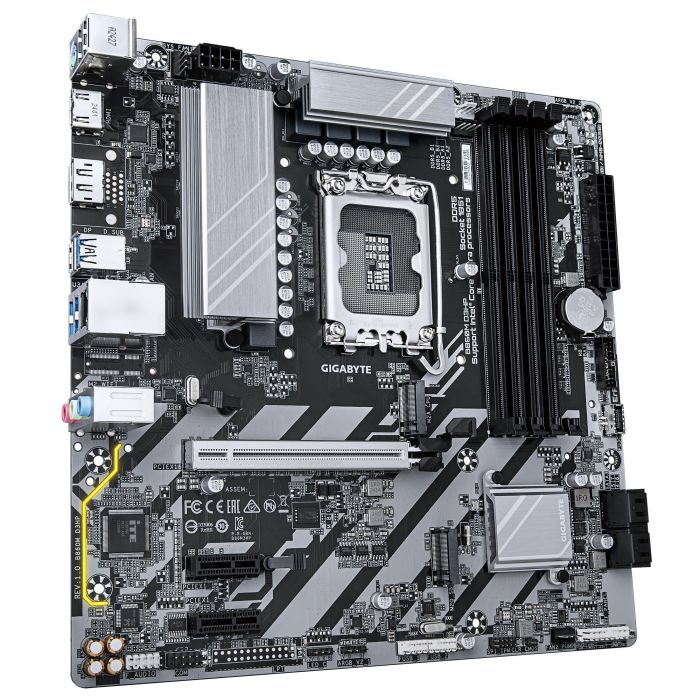 Материнська плата GIGABYTE B860M D3HP sAM5 B860 4xDDR5 M.2 HDMI DP mATX