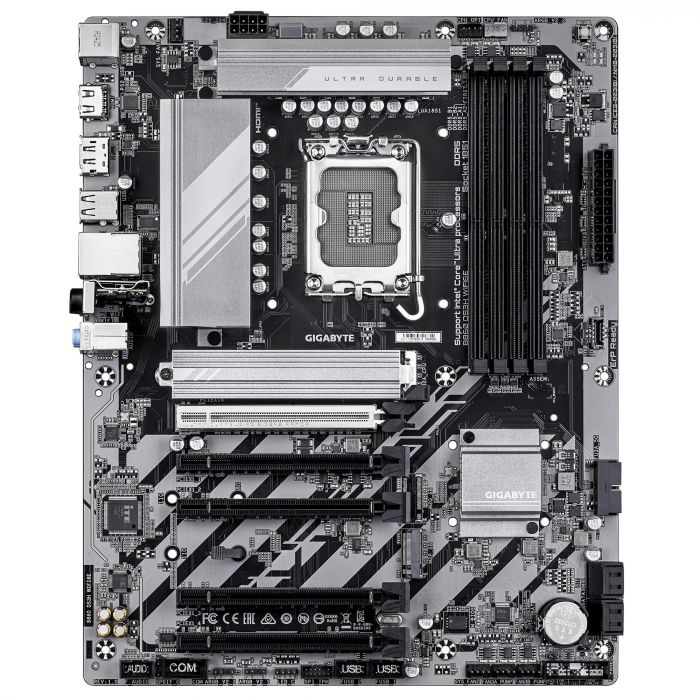 Материнська плата GIGABYTE B860 DS3H WIFI6E sAM5 B860 4xDDR5 M.2 Wi-Fi BT HDMI DP ATX