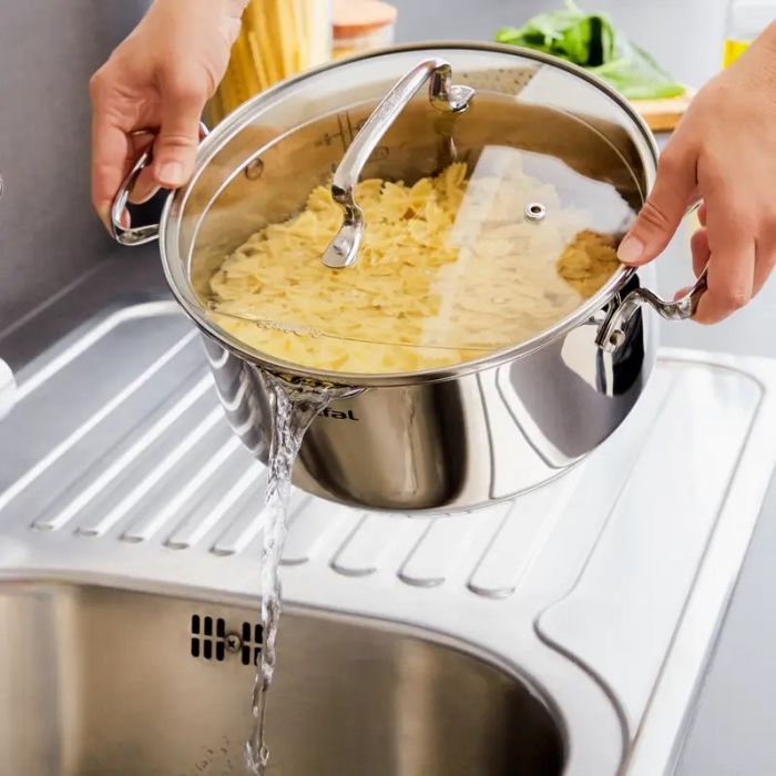 Набір посуду Tefal DUETTO+, 6предметів, нержавіюча сталь, скло