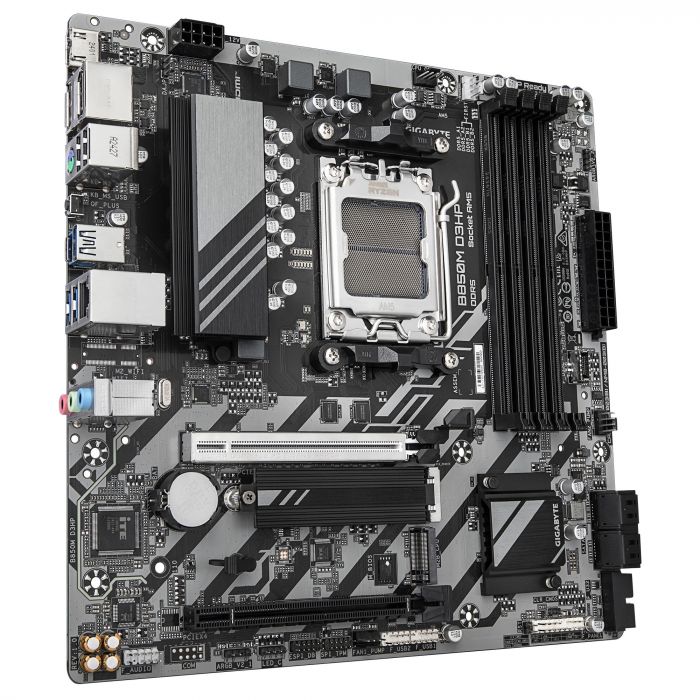 Материнська плата GIGABYTE B850M D3HP sAM5 B850 4xDDR5 M.2 HDMI DP mATX