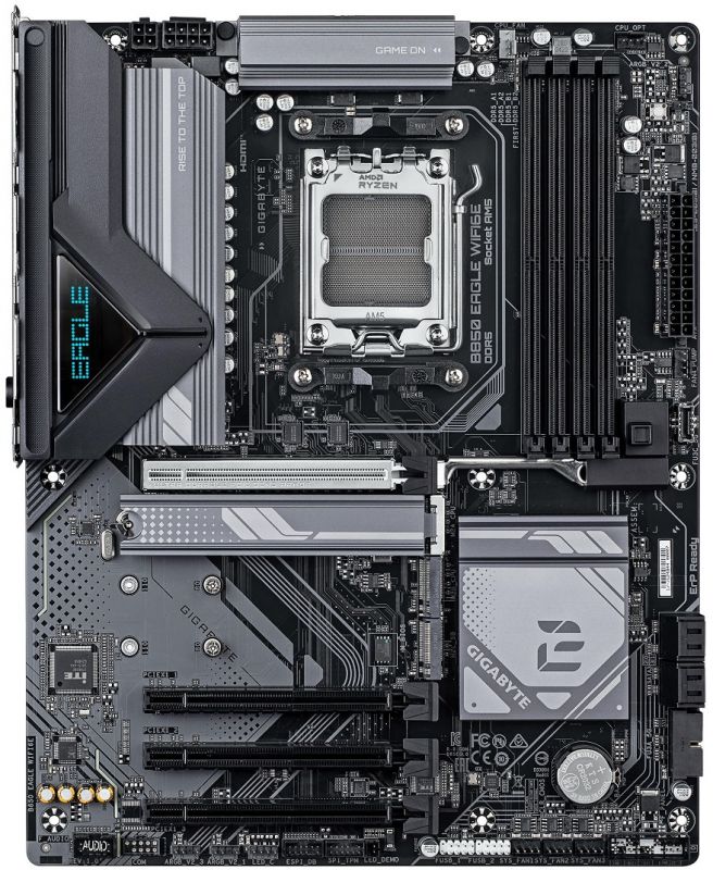 Материнська плата GIGABYTE B850 EAGLE WIFI6E sAM5 B850 4xDDR5 M.2 Wi-Fi BT HDMI DP ATX