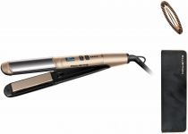 Випрямляч Rowenta Glam & Shine 2в1, темп.режимів-8, 140-210С, дисплей, кераміка, золотий