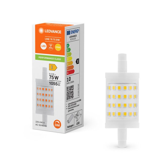 Лампа OSRAM LED R7s 9.5Вт 2700К 1055Лм