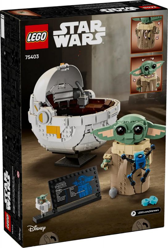 Конструктор LEGO Star Wars Ґроґу в повітряній колисці