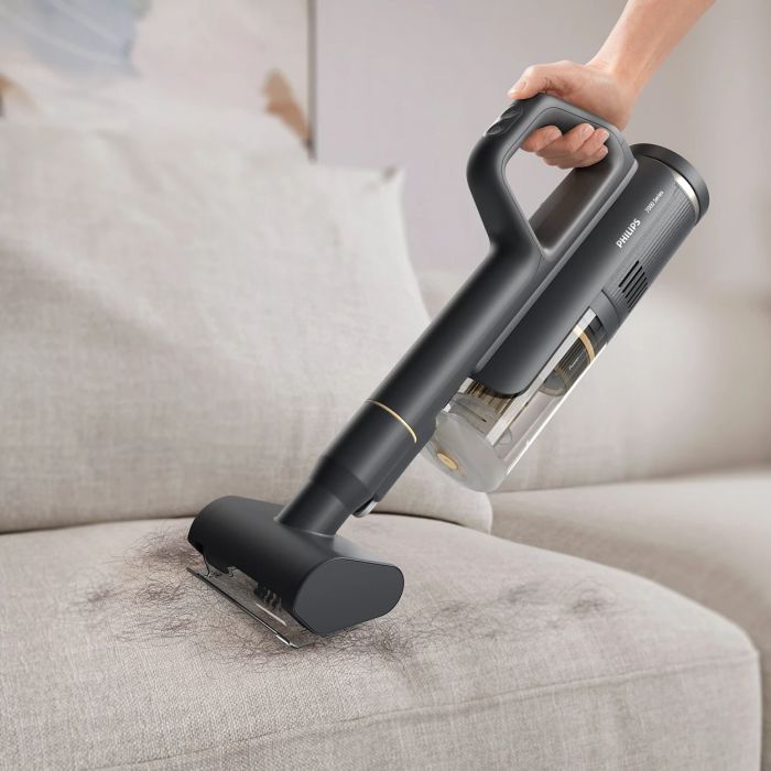 Пилосос Philips безпровідний AquaTrio, вологе прибирання, конт пил -0.42л, автон. робота до 25хв, PowerCyclone Aqua, турборежим, чорний