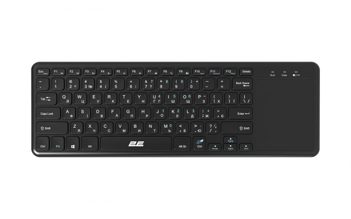 Клавіатура ножнична 2E KT100 78key, WL, EN/UK, чорний