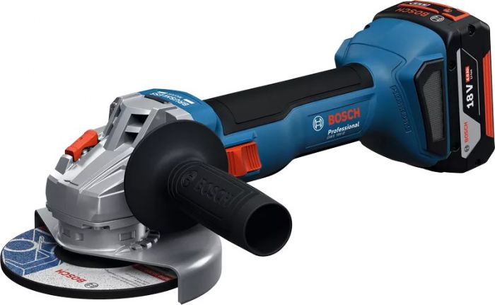 Шліфмашина кутова акумуляторна Bosch GWS 18V-8 125мм 18В 1x4А·год 0-11000об·хв 1.6кг кейс ЗП  GAL 18V-40