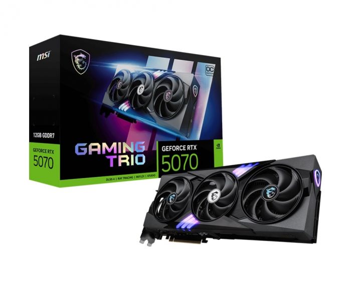Відеокарта MSI GeForce RTX 5070 12GB GDDR7 GAMING TRIO OC