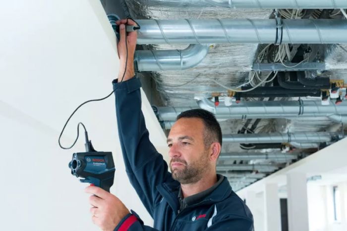 Термодетектор Bosch GIS 1000C -40град. до +1000град., ±.0.2град., IP54, 0.54кг, кейс
