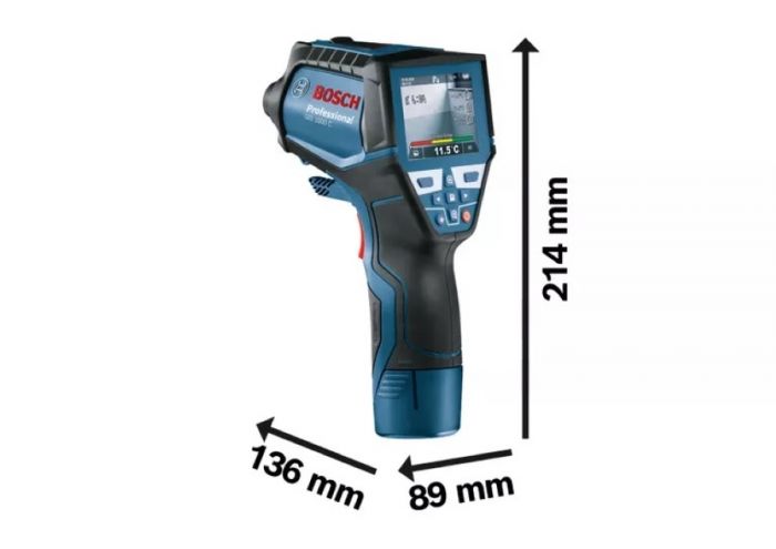 Термодетектор Bosch GIS 1000C -40град. до +1000град., ±.0.2град., IP54, 0.54кг, кейс