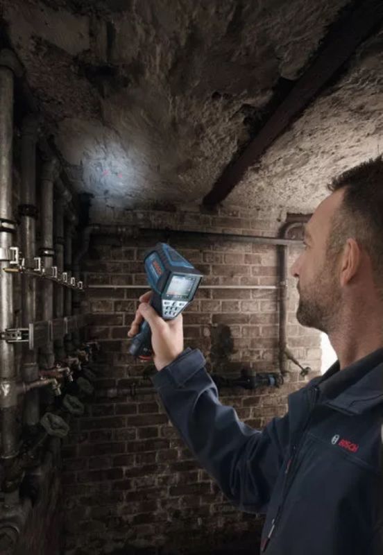 Термодетектор Bosch GIS 1000C -40град. до +1000град., ±.0.2град., IP54, 0.54кг, кейс