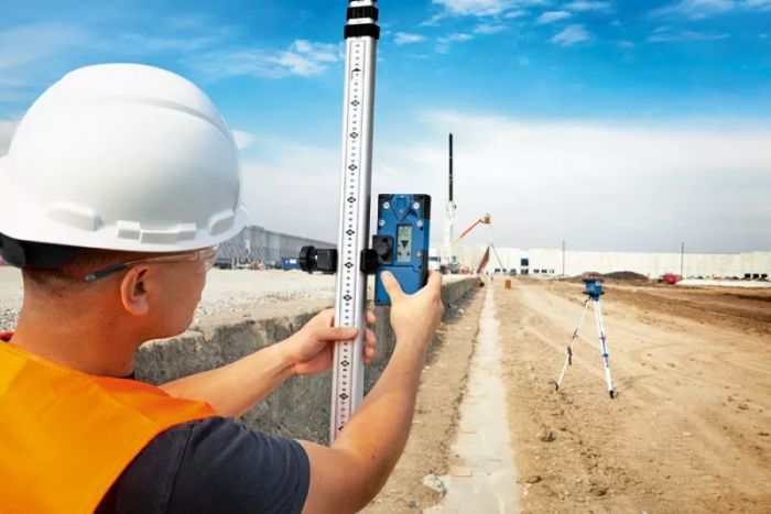 Приймач лазерного сигналу Bosch LR60, 0-300м, ±.5мм