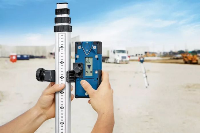 Приймач лазерного сигналу Bosch LR60, 0-300м, ±.5мм