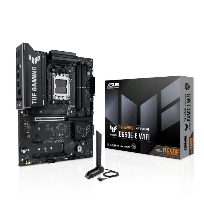 Материнcька плата ASUS TUF GAMING B650E-E WIFI sAM5 B650 4xDDR5 M.2 HDMI DP WiFi BT ATX