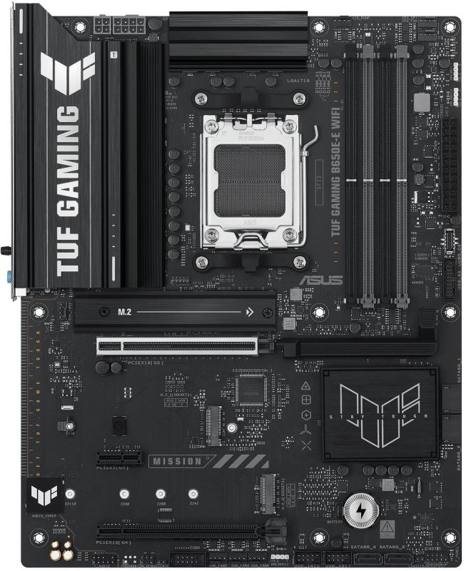 Материнcька плата ASUS TUF GAMING B650E-E WIFI sAM5 B650 4xDDR5 M.2 HDMI DP WiFi BT ATX