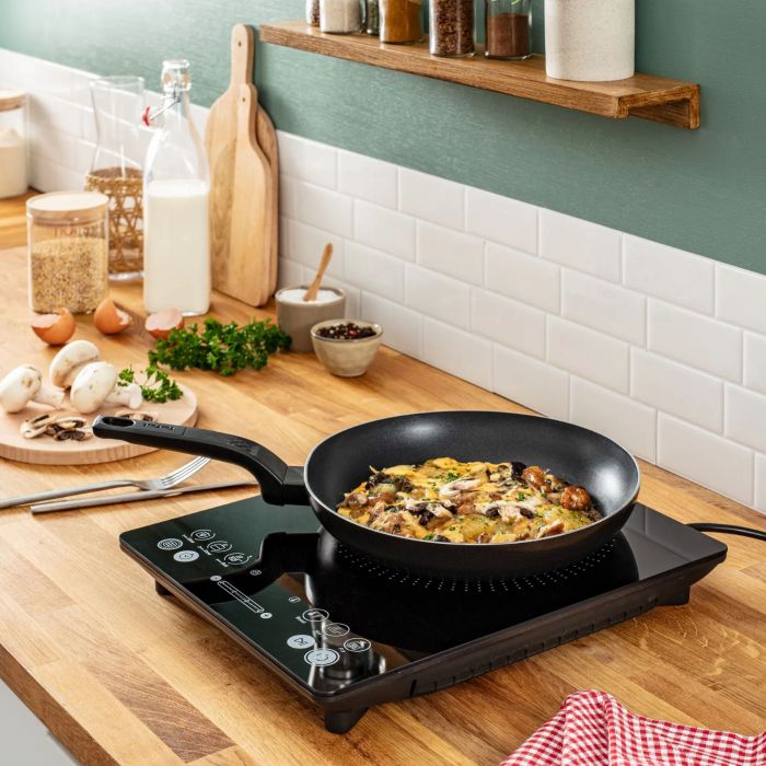 Плитка настільна Tefal індукційна Everyday Slim, комфорок - 1 на 2.1кВт, керування - сенсорне, пррограм - 6, чорний