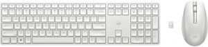 Комплект клавіатура та миша НР 650, WL, EN/UK, білий