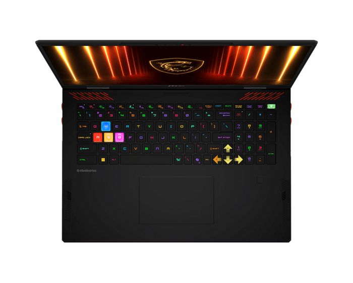 Ноутбук MSI Raider A18 HX A9WIG-212XUA UHD+ mini LED 120Hz, Ryzen 9 9955HX3D_16C_32T, 32GB, F1TB, NVD5080-16, DOS, чорний